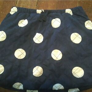 Crewcuts size 8 blue & white polka-dot